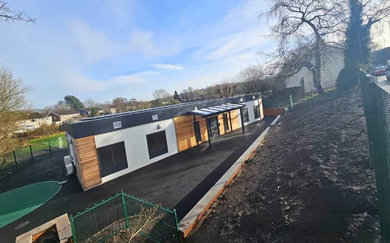 Shanco's groundworks at Twyn School early years facility